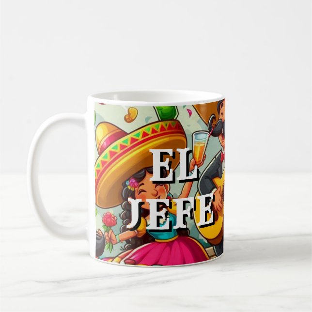 El Jefe "The Boss" Fiesta Kaffemugg (Vänster)