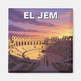 El Jem Amphitheater Tunisien Travel Magnet