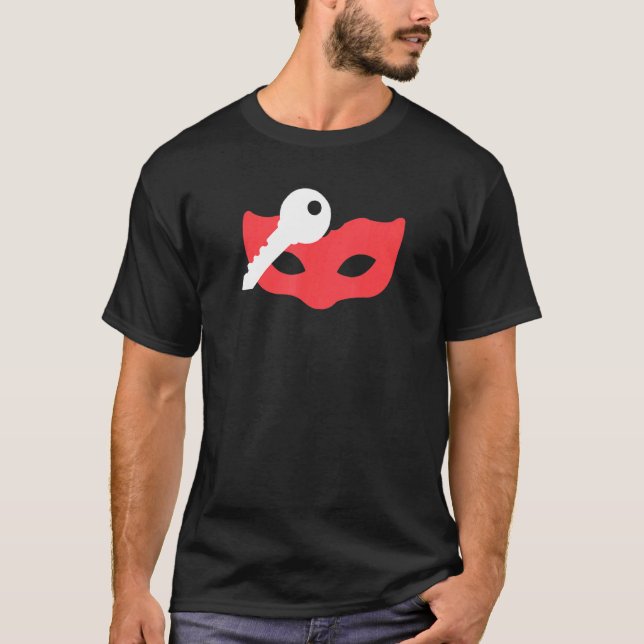 El Juego De Las Llaves La Máscara T Shirt (Framsida)