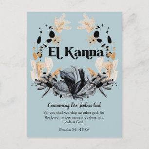 El Kanna Namn av Guds utvecklingsskript Vykort