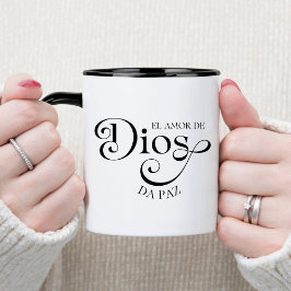 El Kärlek De Dios Spanska kristna kaffe Mugg