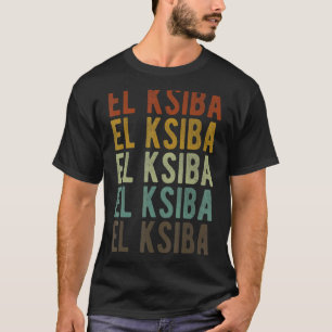 El Ksiba City Marocko Retro T Shirt