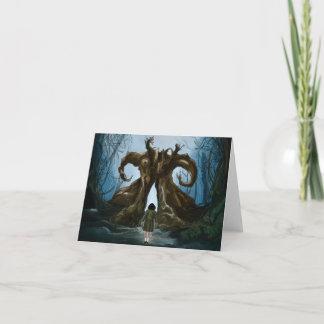El laberinto del fauno bosque card tarjeta inbjudan
