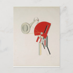 El Lissitzky-Announcer Vykort