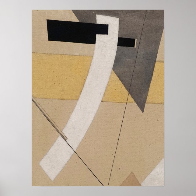 El Lissitzky Proun 12E Poster (Framsidan)