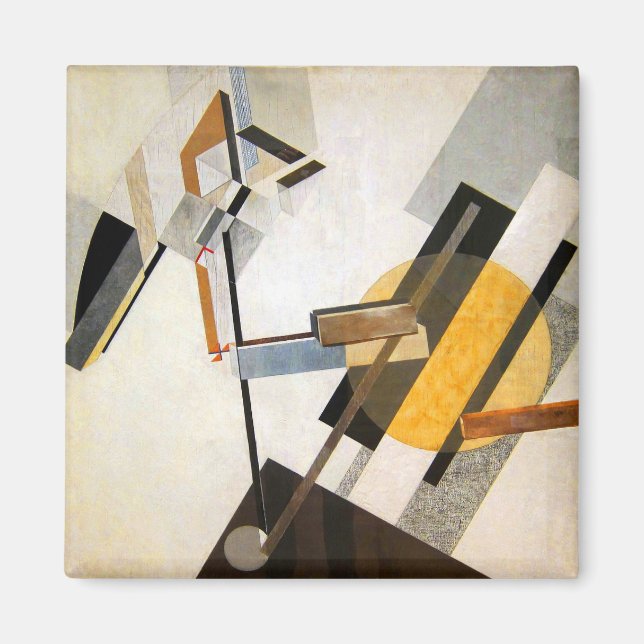 El Lissitzky Proun 19D Magnet (Framsidan)