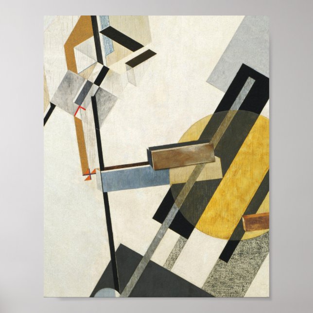 El Lissitzky Proun 19D Poster (Framsidan)