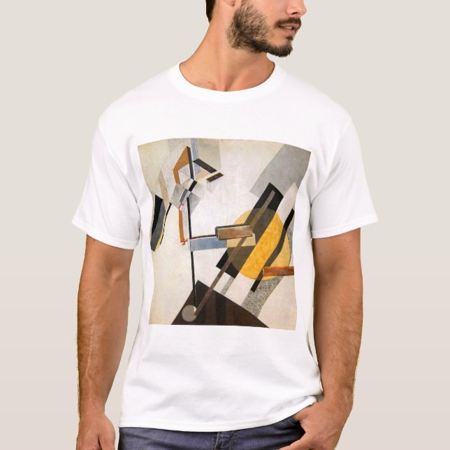 El Lissitzky Proun 19D T Shirt (Framsida)