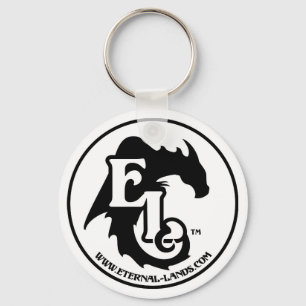 El-logotyp-B&W Keychain Nyckelring
