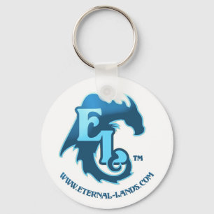 El-logotyp - Blått Keychain Nyckelring