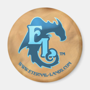 El-logotyp - Blåttmagnet Magnet
