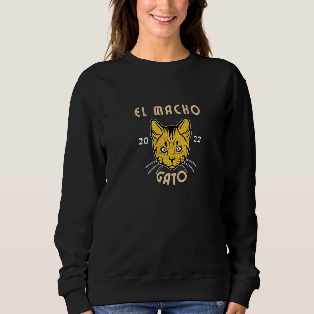 El Macho Gato Cat Kattunge 2 T Shirt (Framsida)