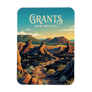 El Malpais nationalmonument USA Magnet
