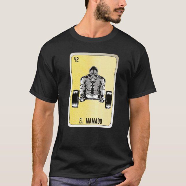 El Mamado Mexican Slang Lottery Bingo Cards   T Shirt (Framsida)