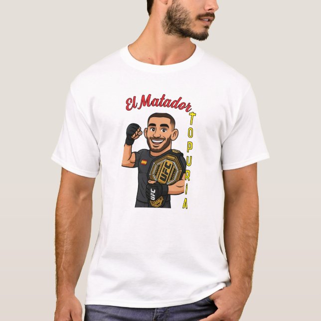 El Matador, Topuria, UFC Fighter T Shirt (Framsida)