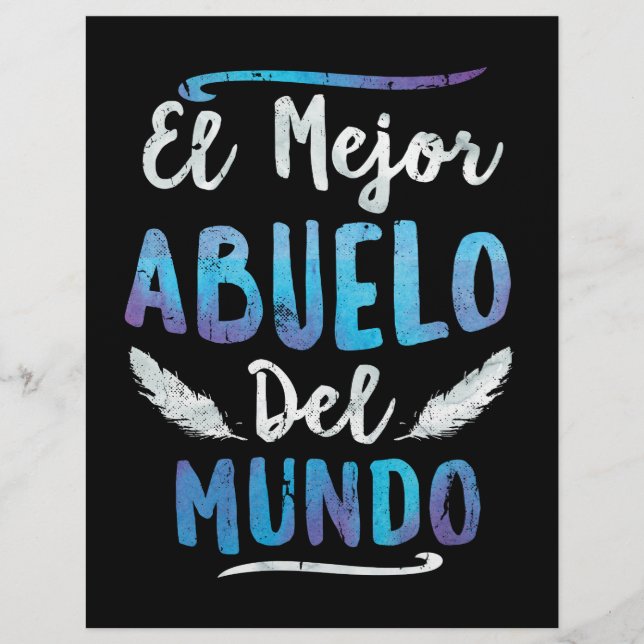 El Mejor Abuelo Del Mundo Grandpa Fars dag (Framsida)