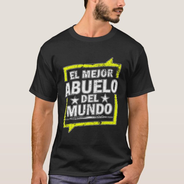 El Mejor Abuelo Del Mundo World s best Grandpa Gru T Shirt (Framsida)