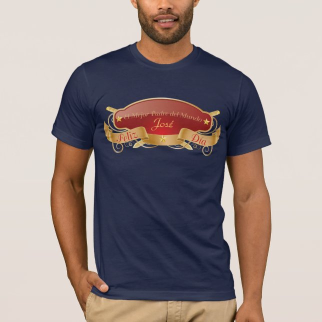 El Mejor Padre del Mundo Shirt T-shirt (Framsida)