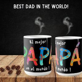 El mejor Papá en el mundo Bold Geometric Mugg