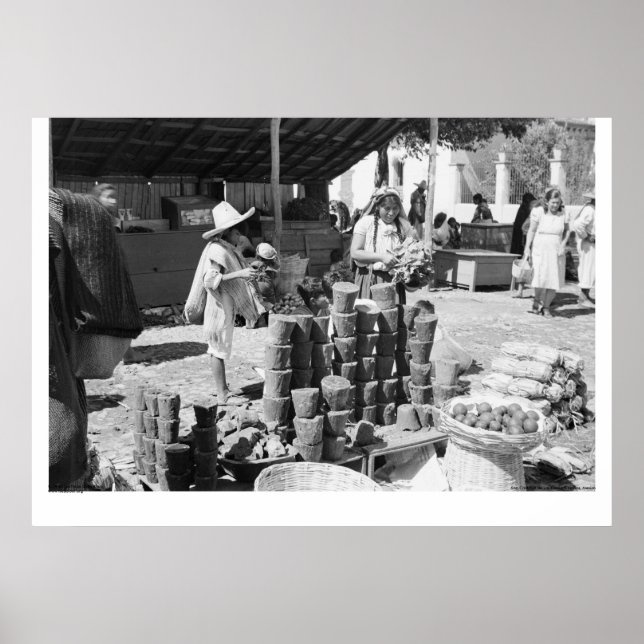 El Mercado, San Cristobal de Las Casas Poster (Framsidan)