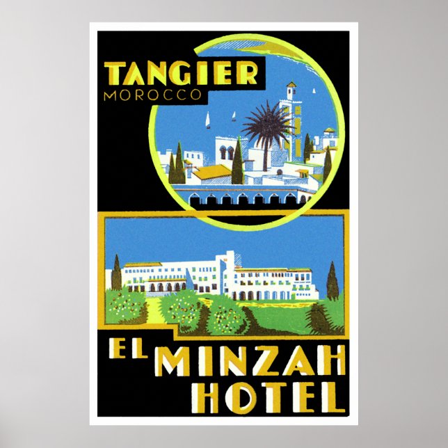 El Minzah Hotel, Tangiers Poster (Framsidan)