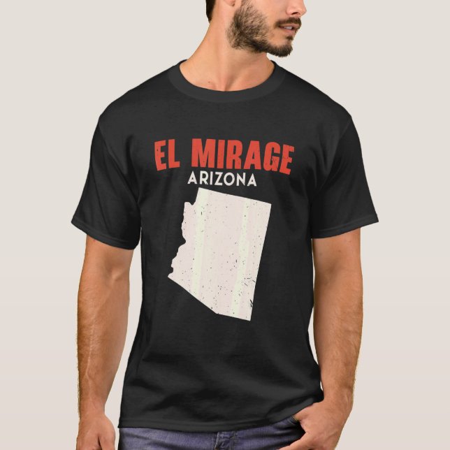 El Mirage Arizona Förenta staterna State America T T Shirt (Framsida)