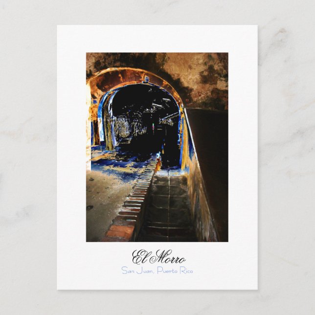 El Morro Puerto Rico A1-kort Vykort (Framsida)