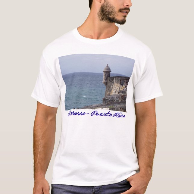 El Morro - Puerto Rico T-tröja Tee Shirt (Framsida)