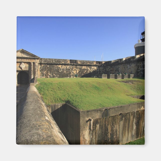 El Morro, San Felipe slottet, vindbrygga, framsida Magnet (Framsidan)