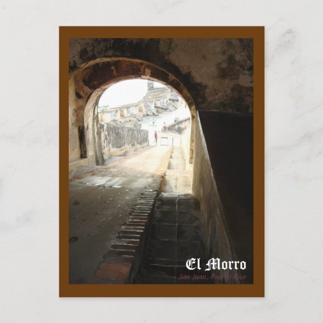 El Morro, San Juan, Puerto Rico Vykort (Framsida)