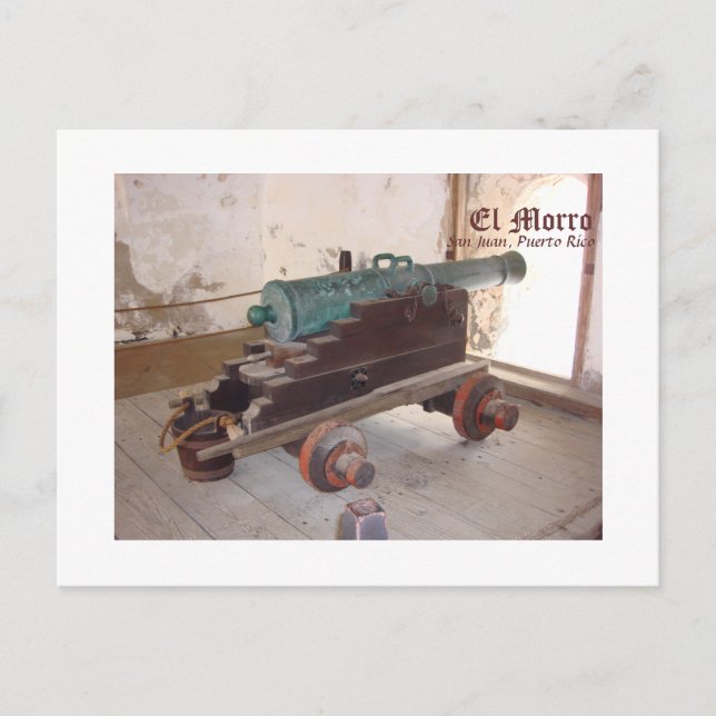 El Morro, San Juan, Puerto Rico Vykort (Framsida)