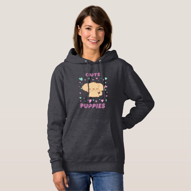 El mundo kawaii de los perritos  t shirt (Hel framsida)