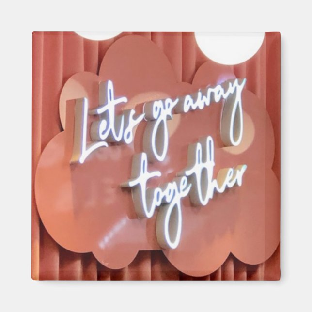 El & N Låt oss tillsammans 2025 Magnet (Framsidan)