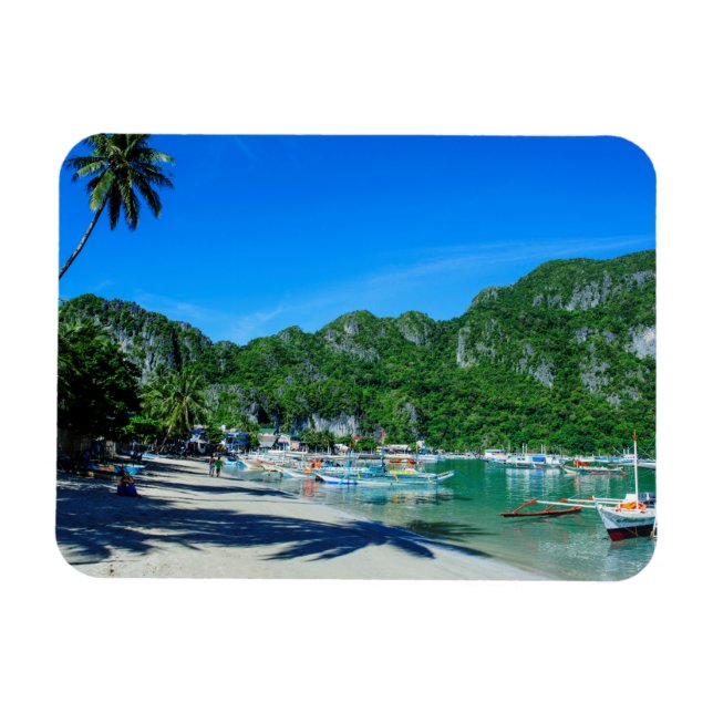 El Nido Beach-bukten Magnet (Horisontell)