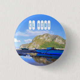 El Nido Beach i Palawan Filippinerna Knapp