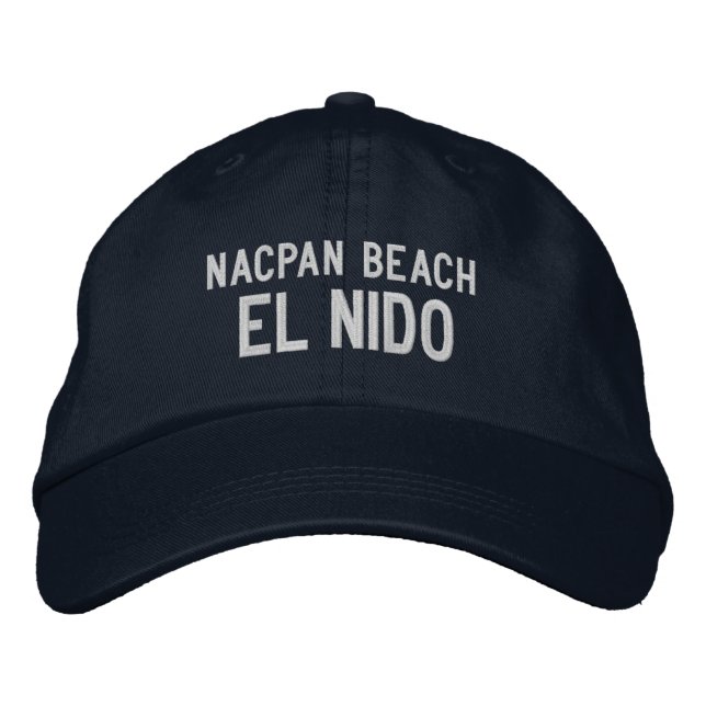 El Nido Filippinerna Baseball Hat Broderad Keps (Framsida)