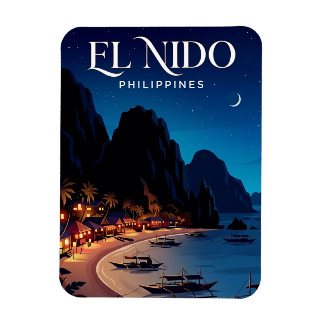 El Nido Filippinerna Magnet (Vertikal)