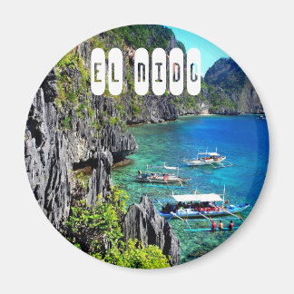 El Nido i Palawan Filippinerna Magnet