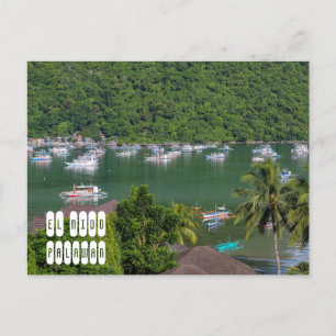 El Nido i Palawan Filippinerna Vykort