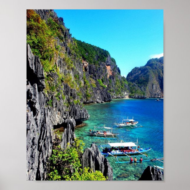 El Nido i Palawan Poster (Framsidan)