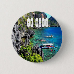 El Nido Island i Palawan Filippinerna Knapp
