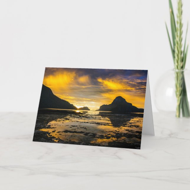 El Nido Sunset Bay Kort (Framsida)