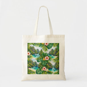 El Nido Tropical Lagun Floral Tygkasse