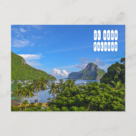 El Nido View i Palawan Filippinerna Vykort