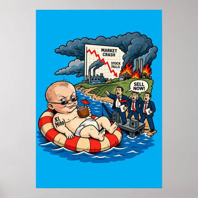 El Nino Natural Disaster Poster (Framsidan)