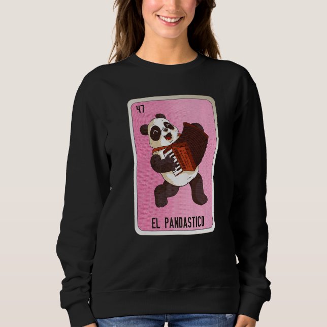 El Pandastico Mexican Slang Lottery Bingo Cards   T Shirt (Framsida)