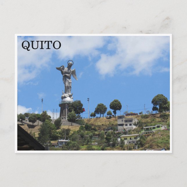 el panecillo quito vykort (Framsida)