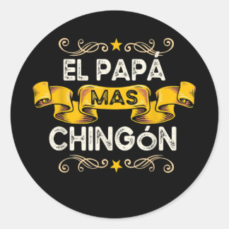 El Pappa Mas Chingon Funny Gift från Mexikanska Pa Runt Klistermärke