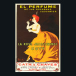 EL PARFYM La Ro Jacqueminot Coty Paris Art Deco Poster<br><div class="desc">Återställd! Hög upplösning för reproduktion,  Photoshop med skärpa för skarpa utskrifter,  digital retuschering och återställning för tårar,  smörjning och saknade inslag. EL PARFYM La Ro Jacqueminot Coty Vintage Paris Art Deco Poster av Leonetto Cappiello.</div>