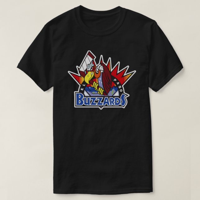 EL PASO BUZARDS SHIRT OCH HOCKEY STICKER T (Design framsida)